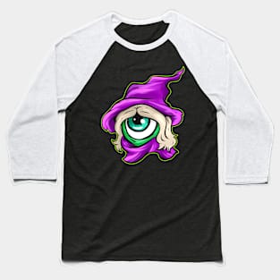 One Eyed Beholder Monster Witch Hat Costume Halloween Baseball T-Shirt